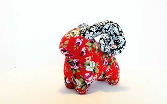 floral stuffed animal