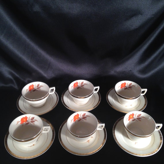 Triumph american Limoges China Vermillion by PhilomenasCloset