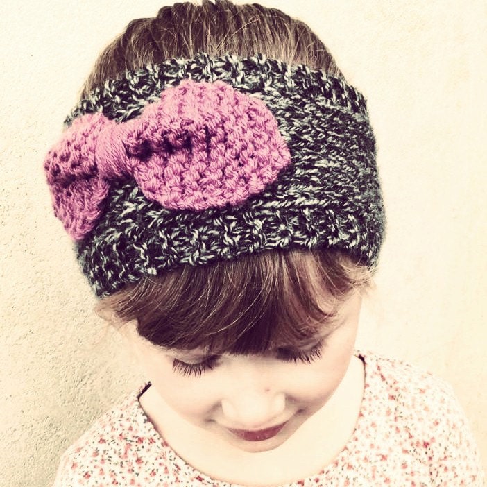 Bow Headband Ear Warmer Knitting Pattern Knitted Ear Warmer