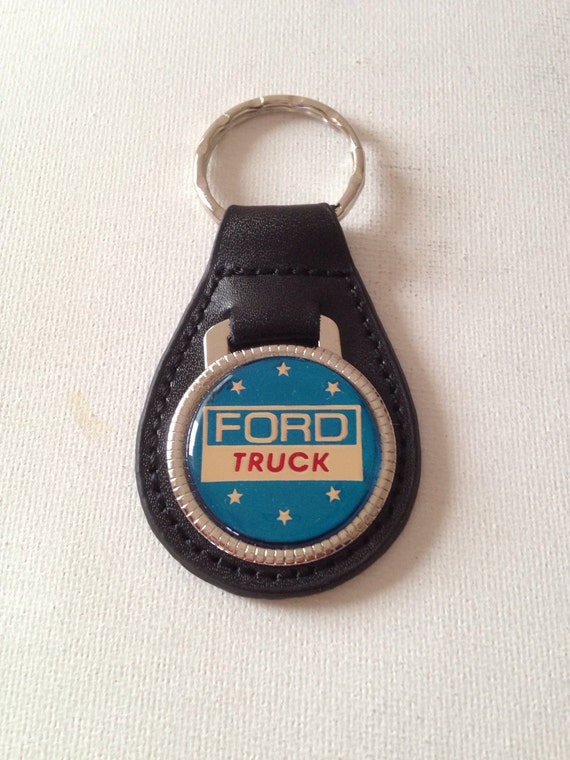 Ford Trucks Keychain Genuine Leather Ford Truck Key Chain