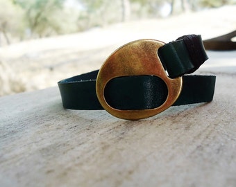 Leather Bracelet, Leather Cuff Bracelet, Womens Bracelet, Mens Bracelet, Wrap Bracelet Cuff