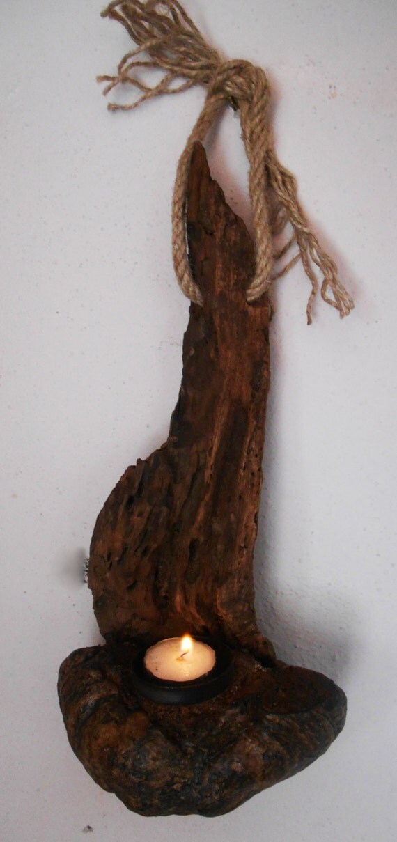 rustic driftwood candle holder decorative driftwood