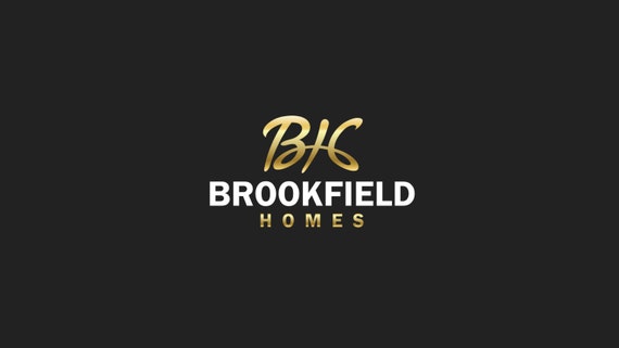 Items similar to Brookfield Homes, Real Estate Logo on Etsy