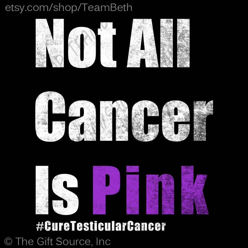 Testicular cancer testicle cancer not all cancer is pink