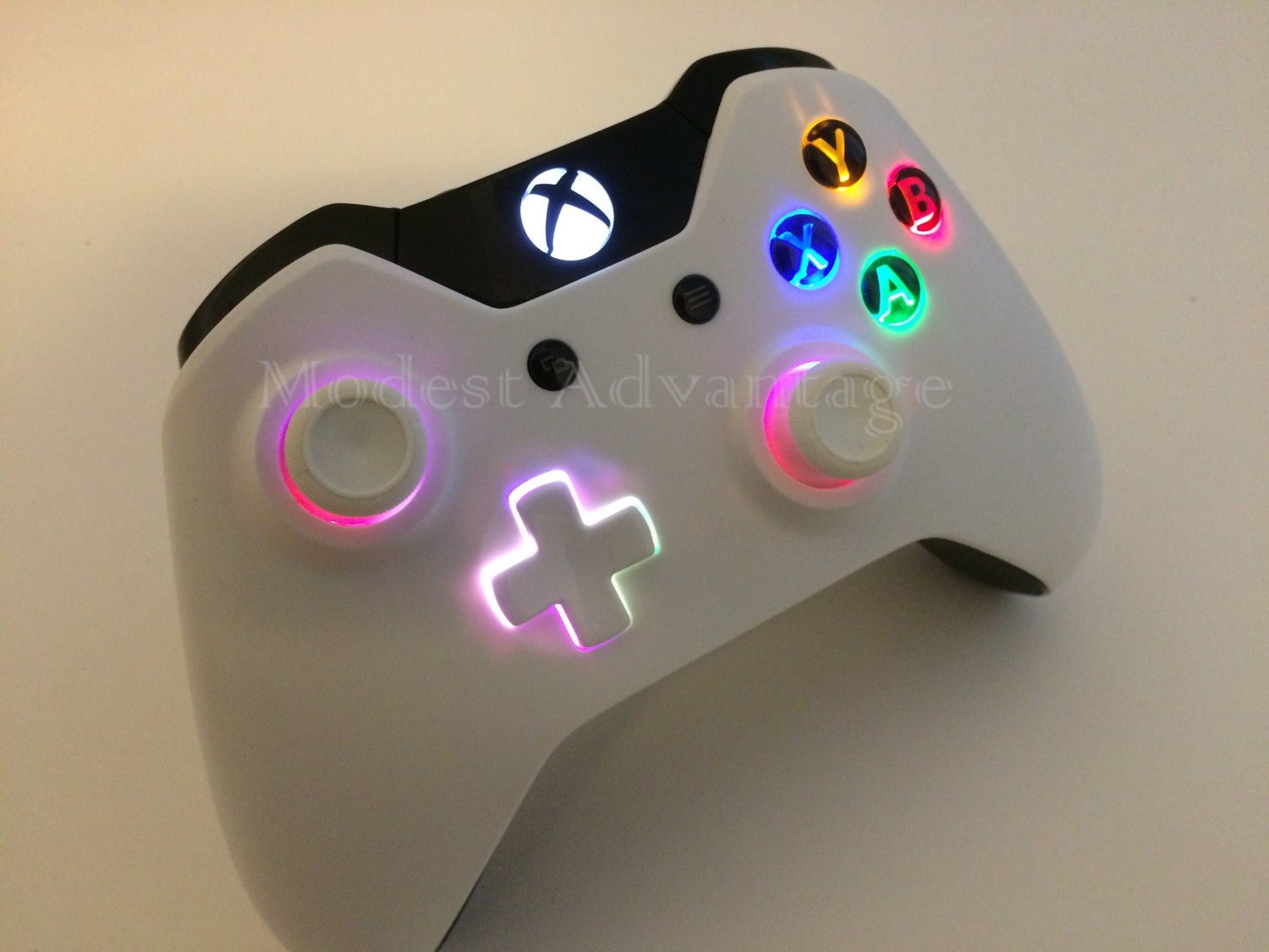 Xbox One controller underglow LED installation by ModestAdvantage