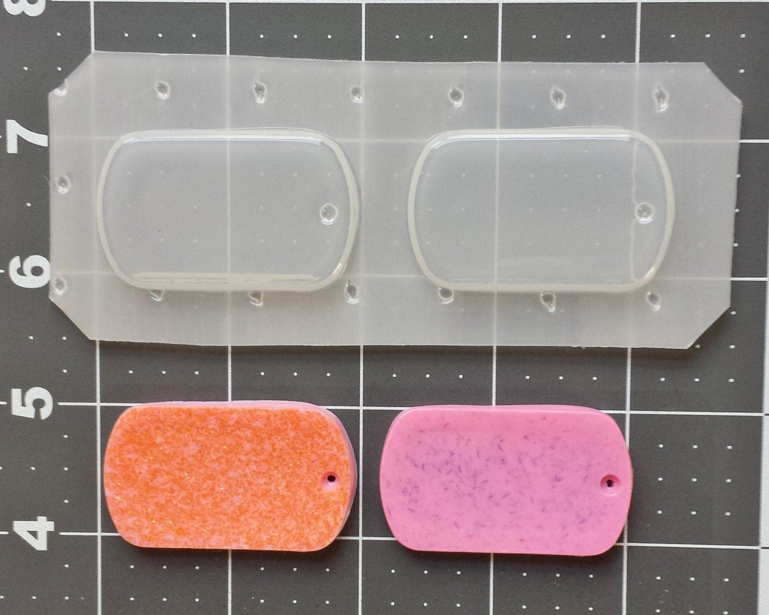 Dog Tag Mold Military Mold Resin Tag Mold by SparkleKittyResin