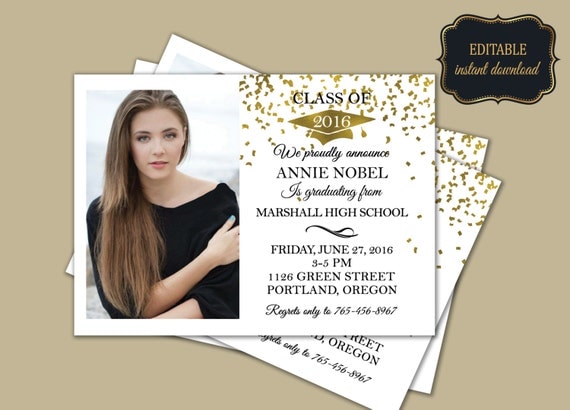 Printable Graduation Party Invitation