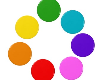 Rainbow Magnets - Fridge Magnet - Magnetic Board - Organizing - Organising - College - Home - Accessories