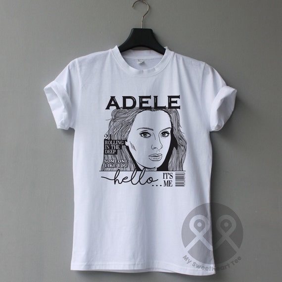 Adele Hello...It's me, Concert Tees, Unisex t-shirt Size S to XL