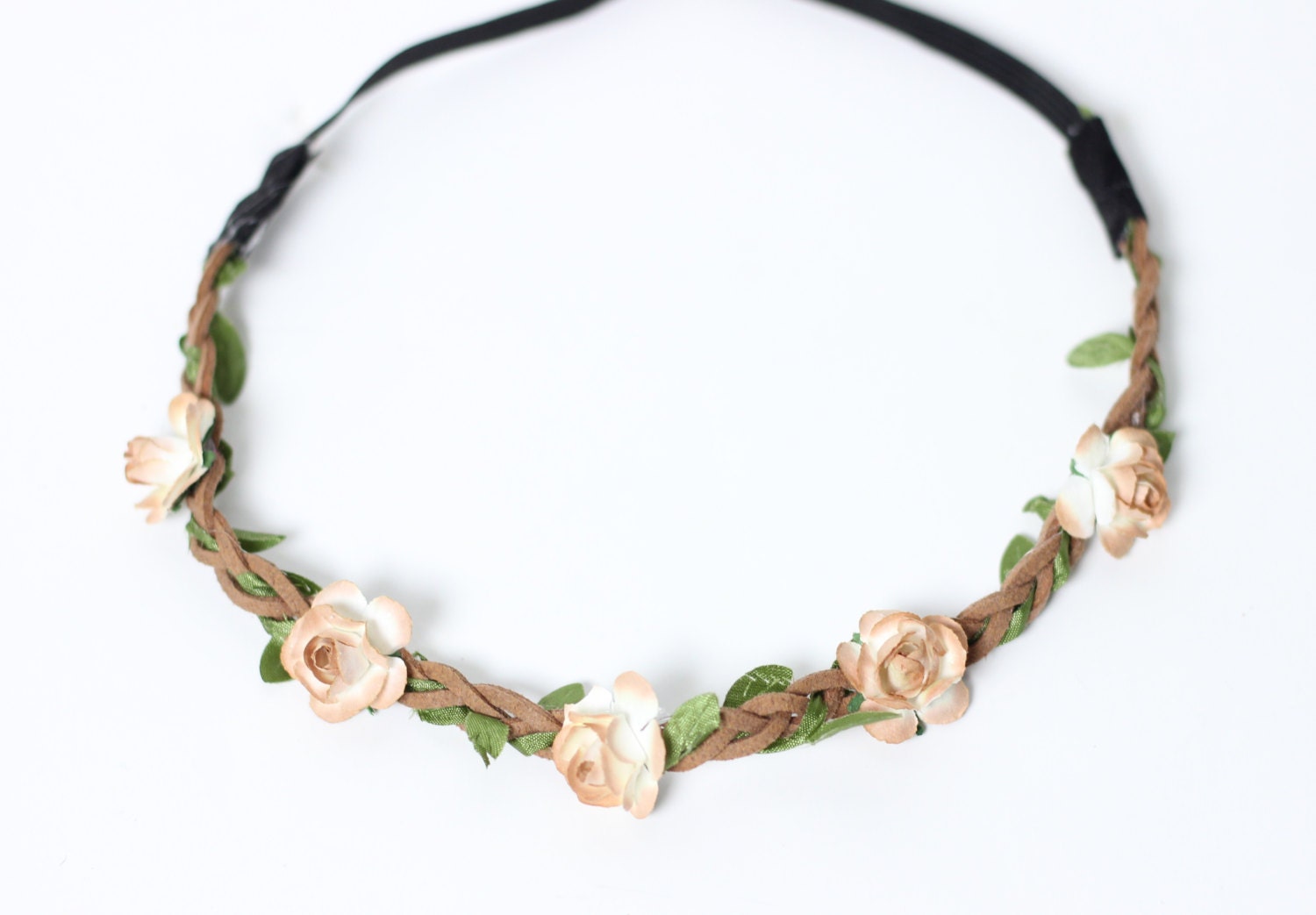 Blush Flower Crown Headband Baby Flower Crown Headband Girls