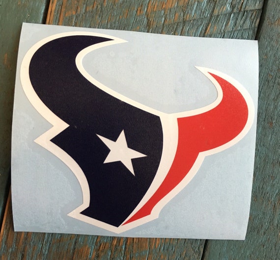 Houston Texans Decal FULL COLOR Houston Texans by SSCBOWTIQUE
