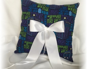 doctor who wedding ring bearer pillow dr who ring pillow scifi wedding ring pillow - Dr Who Wedding Ring doctor who wedding ring bearer pillow dr who ring pillow scifi wedding ring pillow - Dr Who Wedding Ring
