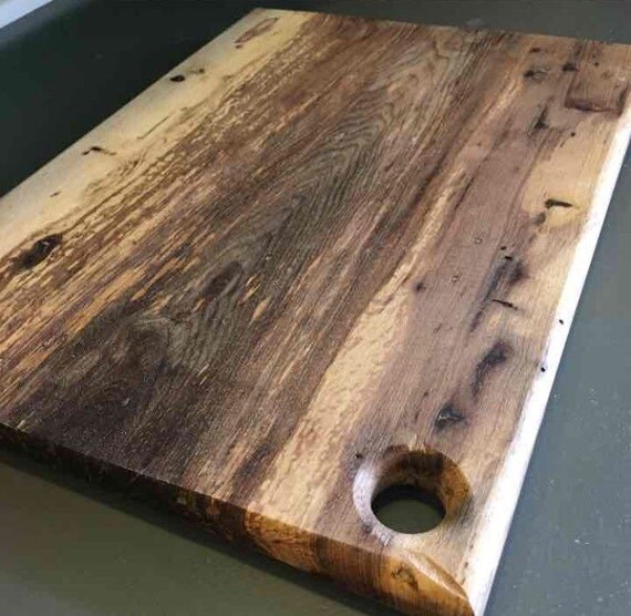 Hickory Cutting Board by GillilandCarpentry on Etsy