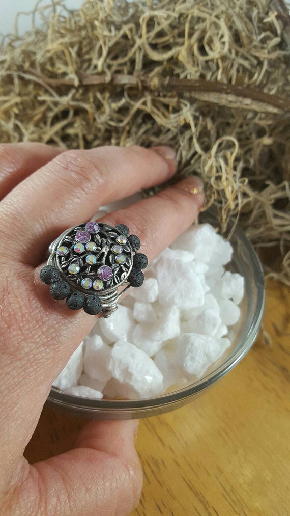 Aromatherapy ring Essential Oil Diffuser Ring by EssentialBotanix