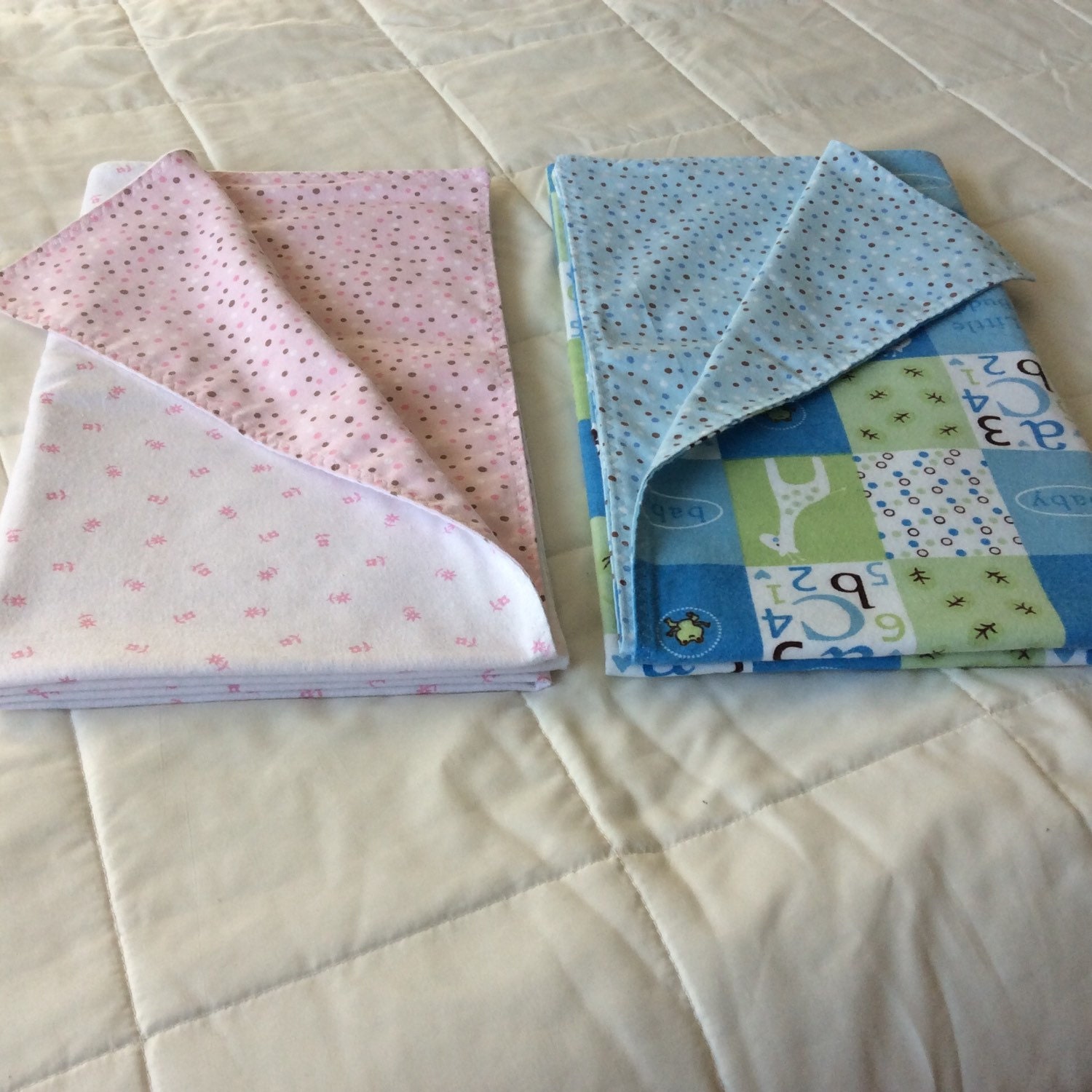 XL Reversible Flannel Receiving Blanket