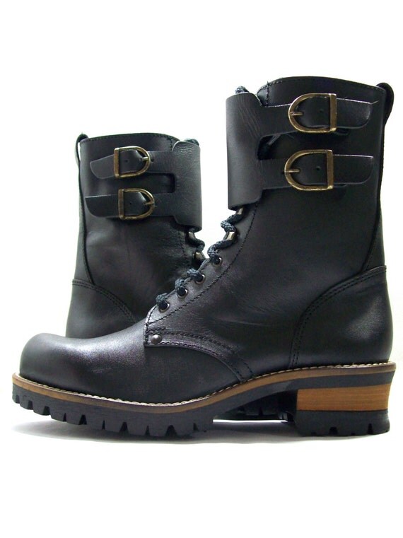 leather boots size 9 ladies