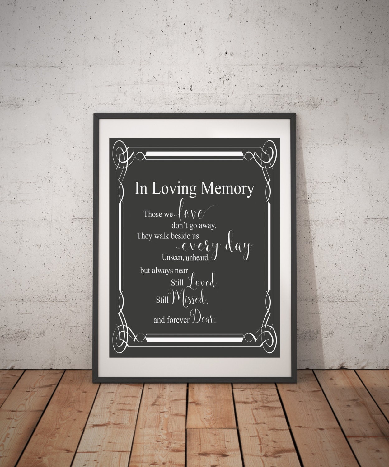 Printable Wedding Sign Memorial Sign DIY Wedding Decor