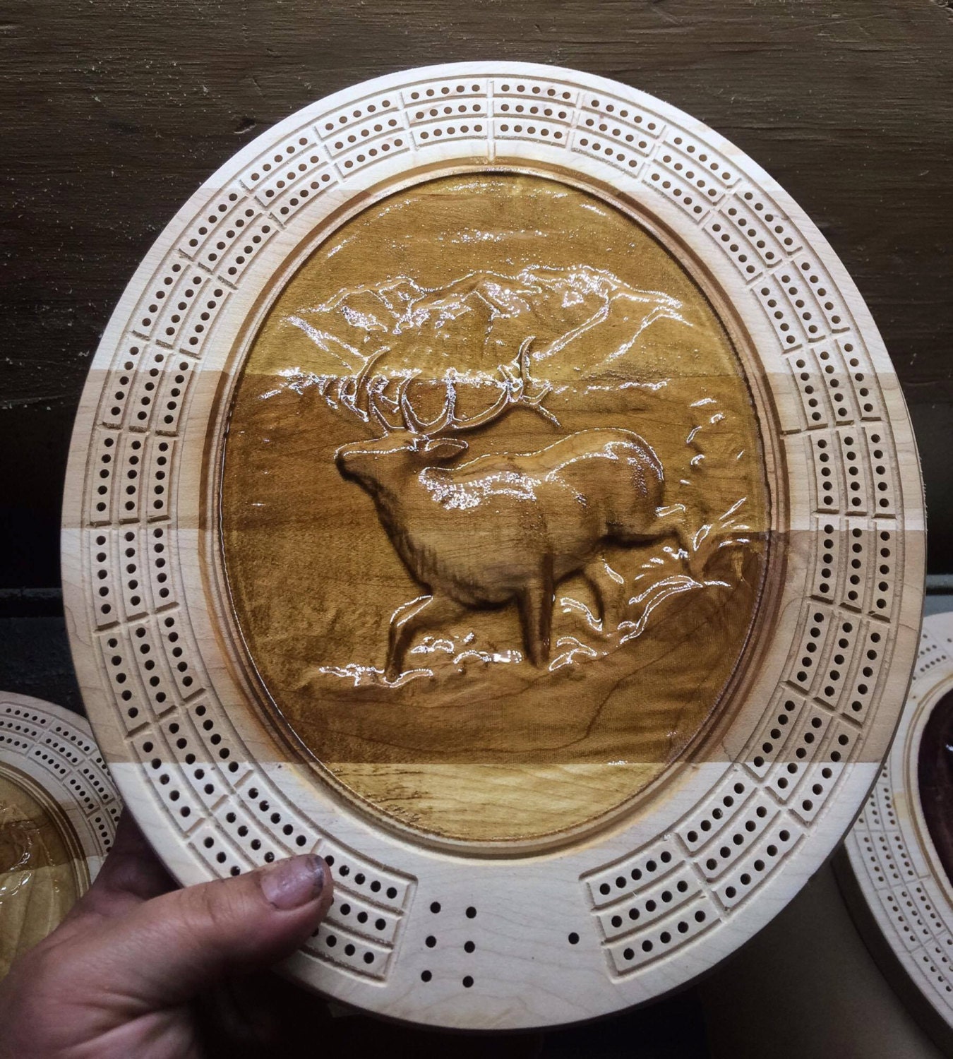 3d cribbage board