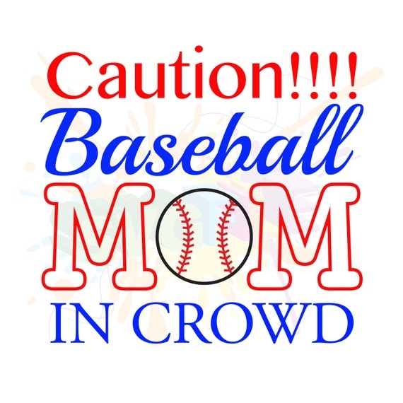 Download Baseball Mom SVG Files For Silhouette Studio and Cricut