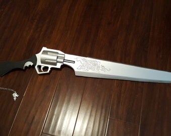 Final Fantasy 8 Squall Gunblade Wooden Replica Sword