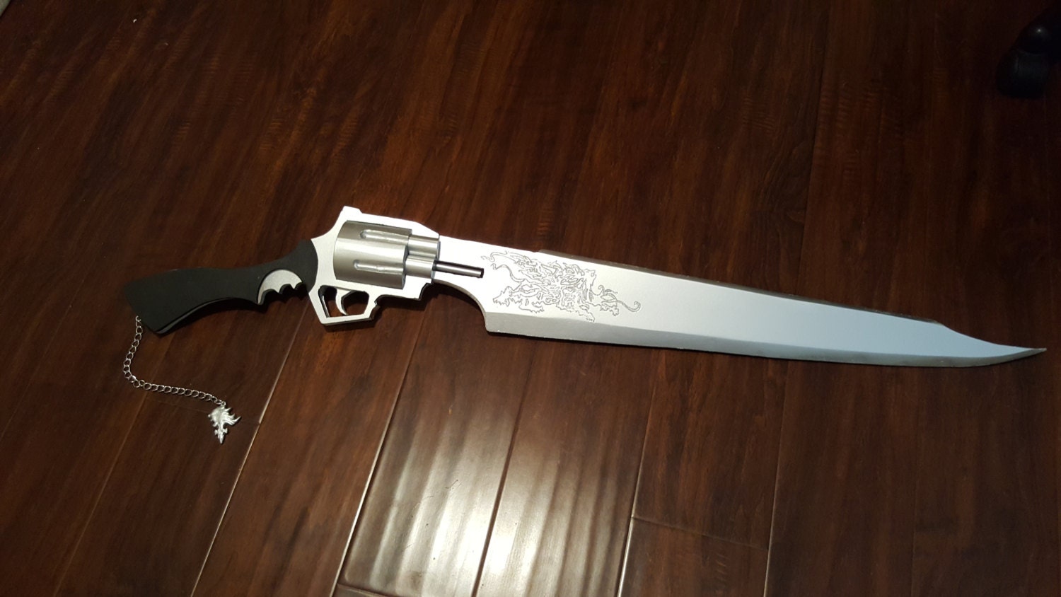 Final Fantasy 8 Squall Gunblade Wooden Replica Sword