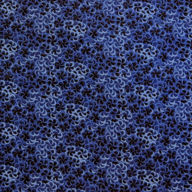 Blender Fabric in Navy Quilters Cotton MDG By the Yard