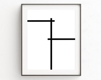 Scandinavian Prints, Poster Art, Nordic Design, Scandinavian Modern, Christmas Gift, Digital Download Print, Download Art, Geometric Poster