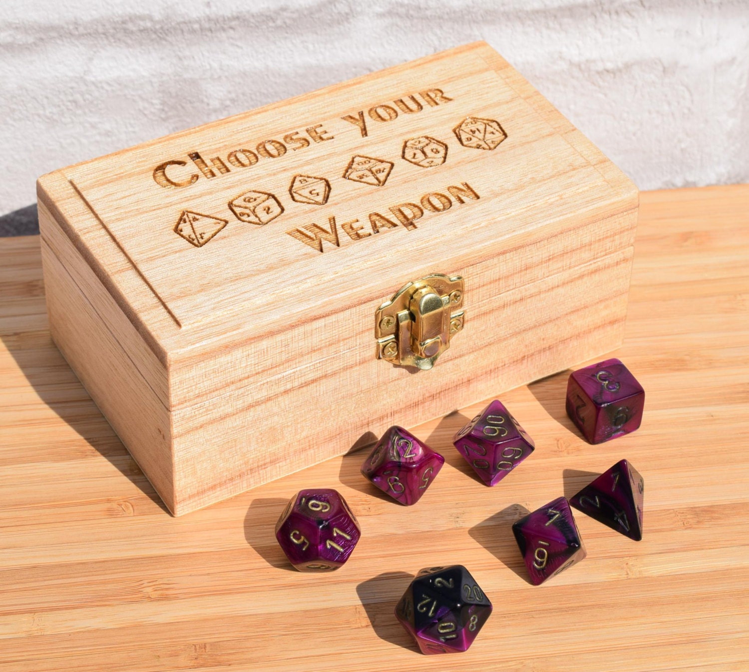 Medium Dice Box rpg dice box pathfinder dice d&d dice