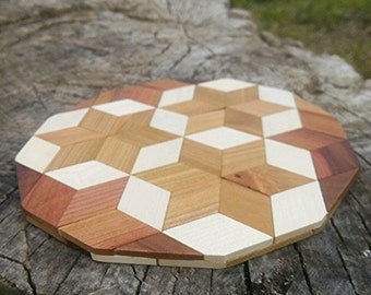 Wooden Trivets Hot pads Wood Decor Hot Pad Stands for hot Wooden Utensils