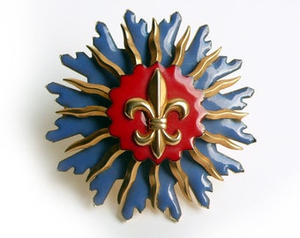 Vintage 1960’s Fleur de Lis Brooch