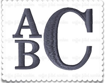 BOYS STACKED EMBROIDERY, 3 Sizes, Boys Monogram, Instant Download, 14 formats, csd dst emd exp hus jef pcm pcs pes sew shv vip vp3 xxx