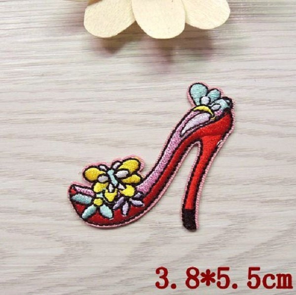 High Heel Shoes Patches Ironon SewOn Applique by SoulSticker