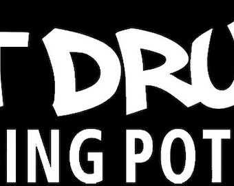 Not Drunk Avoioding Potholes Vinyl Sticker