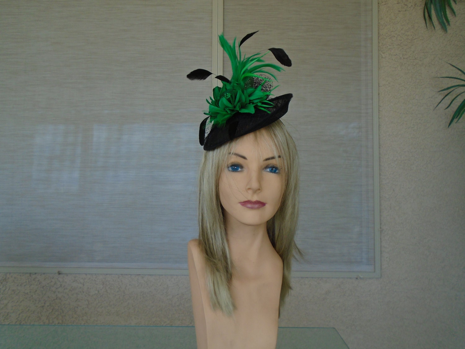 green Kentucky derby hat