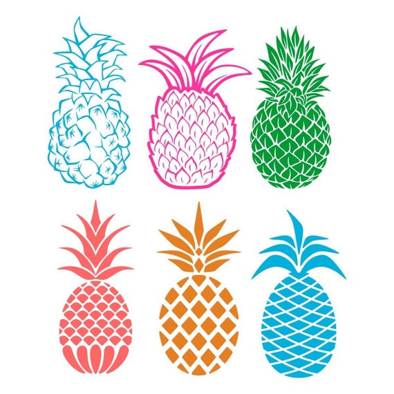 Download Pineapple Cuttable Designs SVG DXF EPS use with Silhouette