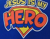 jesus super hero shirt