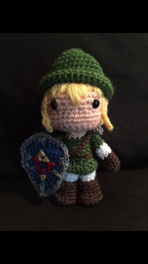 Link amigurumi doll by LittleRosebug on Etsy
