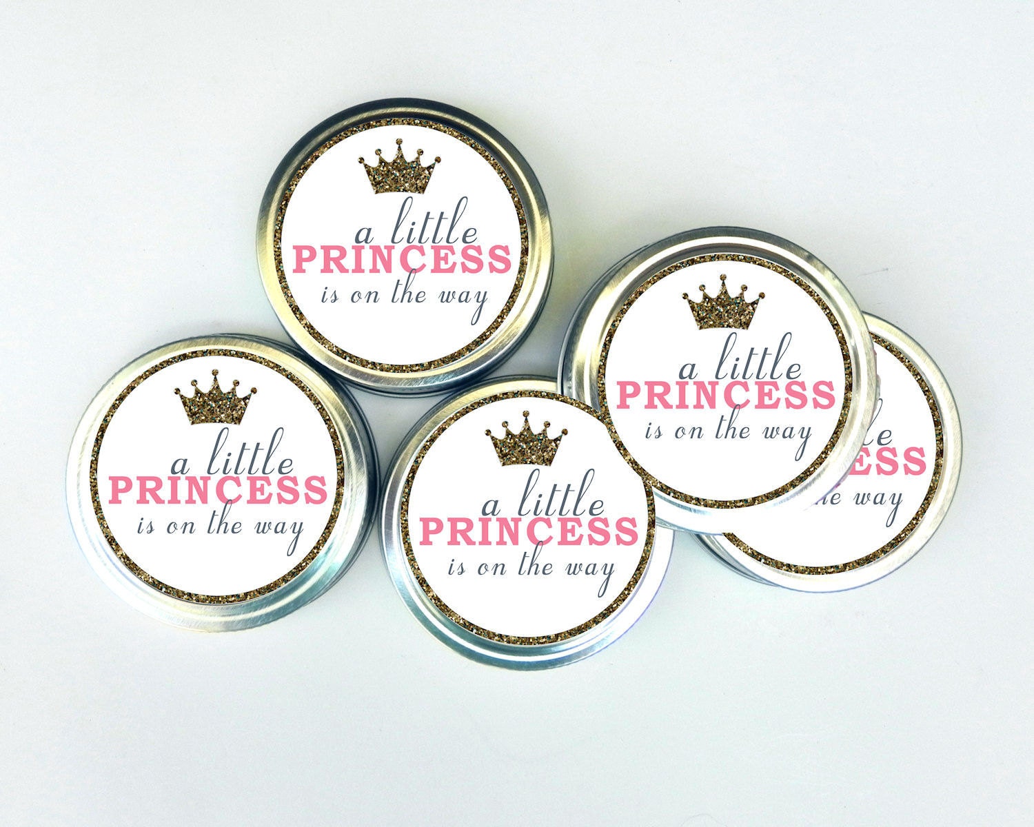 Instant Download Baby Shower Mason Jar Labels Little Princess