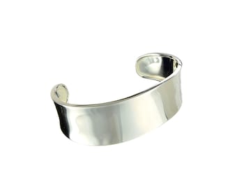 Sterling Silver Cuff Bracelet, silver bracelet, silver cuff, solid silver jewelry, solid silver cuff, medium size silver cuff