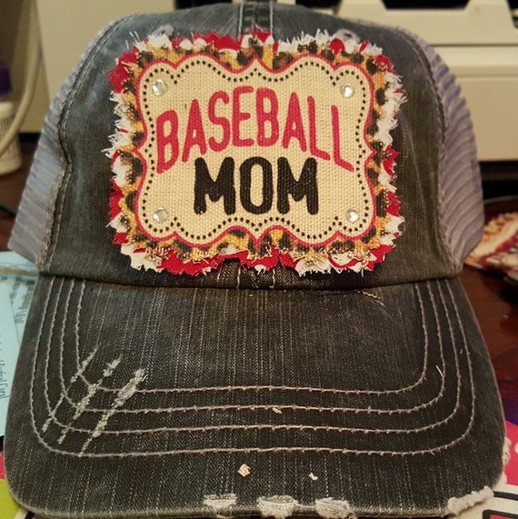 Baseball mom cap