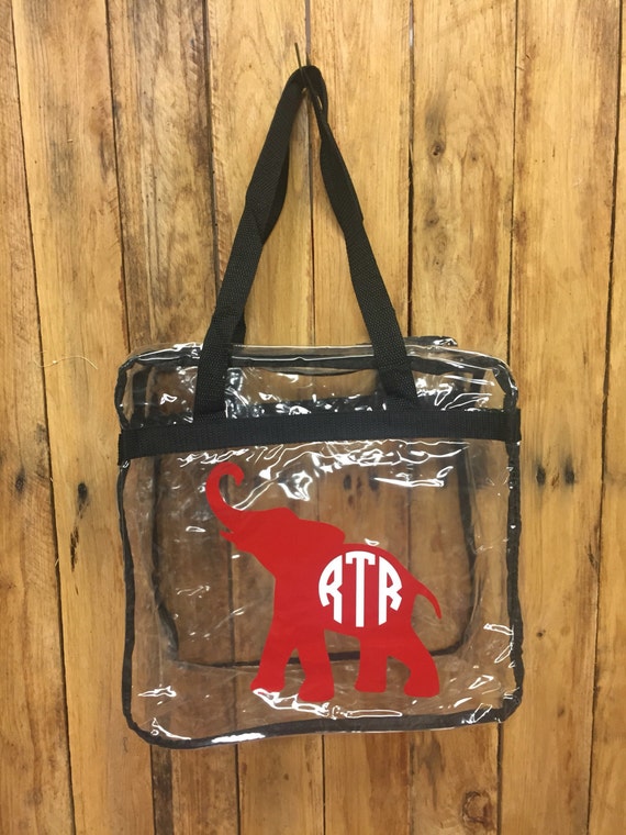 Alabama CLEAR Game Day Totes Bama Gameday Bag CLEAR