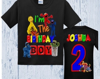 Sesame Street Birthday Shirt - Sesame Street Shirt - Many Styles Available