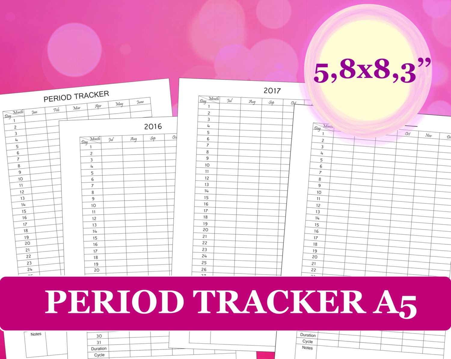 menstrual period tracker