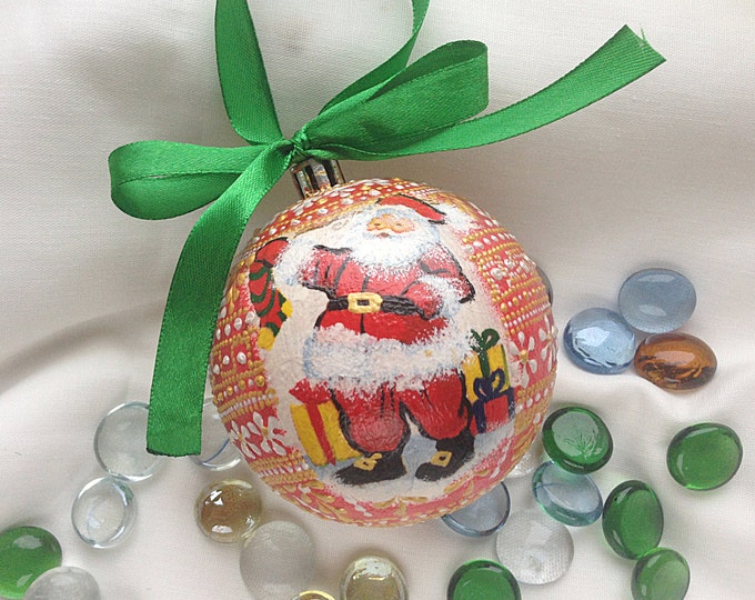 Hand painted personalized christmas ornaments, xmas ornaments, santa ornaments, custom hand painted ornaments, christmas decoration, unique