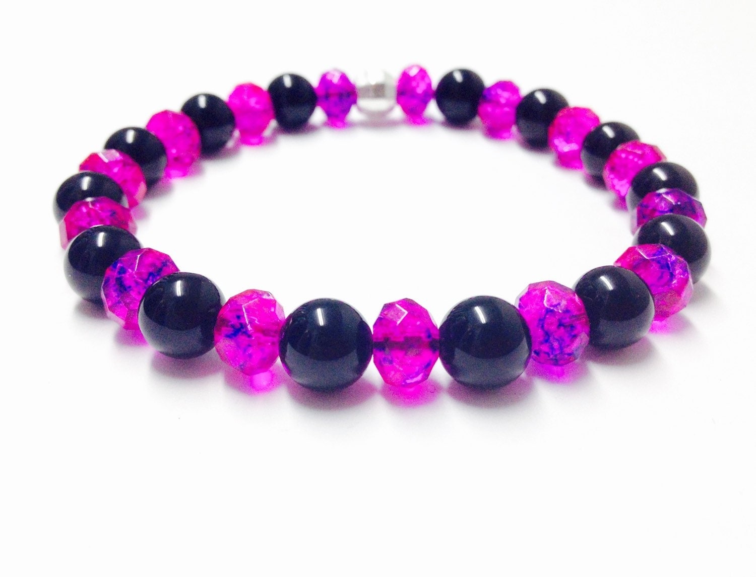 Black Onyx Bracelet Womens Black Onyx Bracelet Gemstone