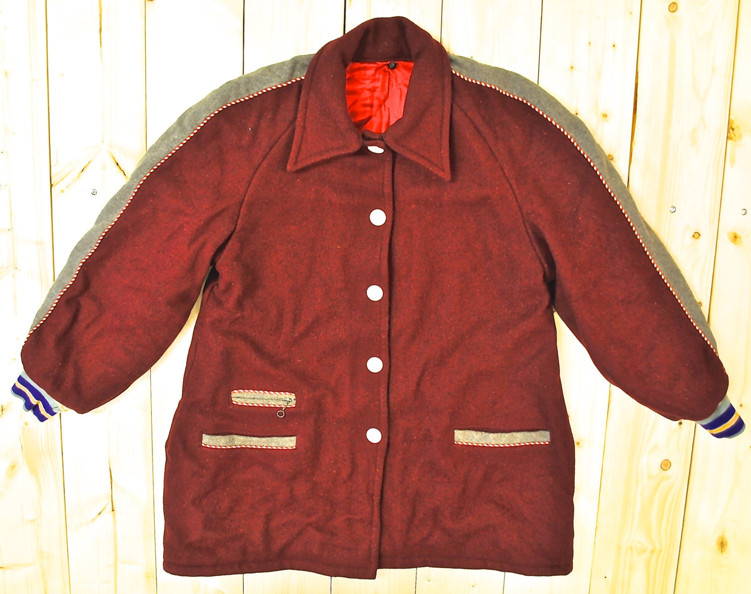 Vintage 1940's/50's VARSITY LETTERMAN Jacket / School