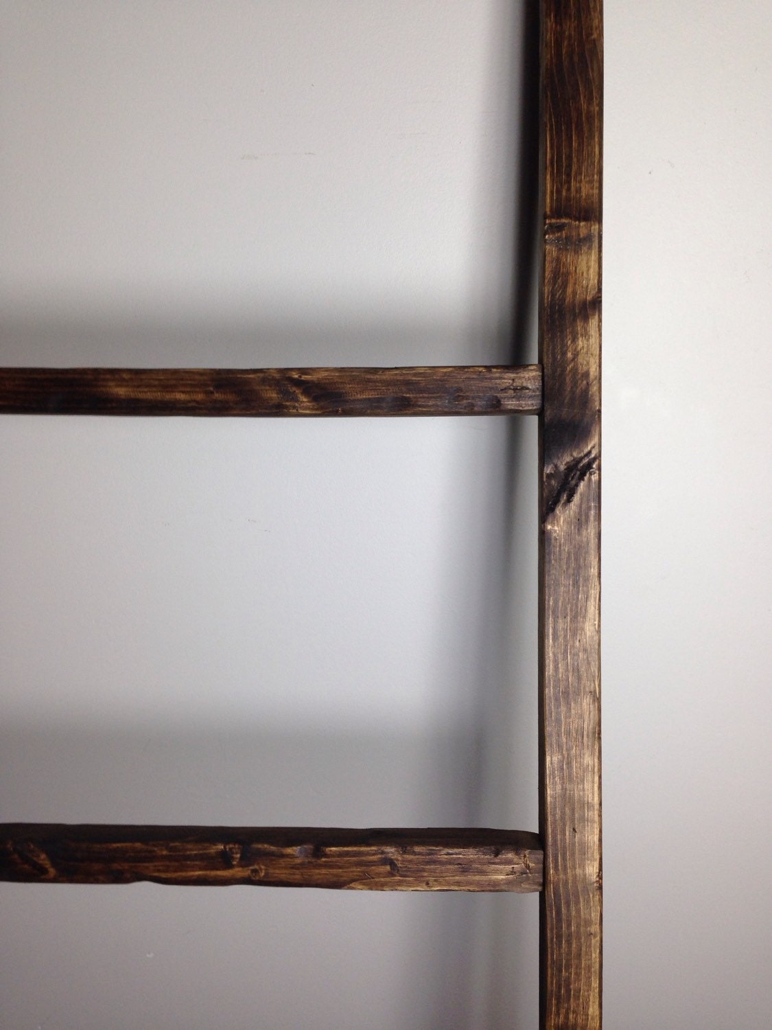 72x19 Blanket Ladder 6 rung 6ft Wood Quilt Rustic Towel Rack