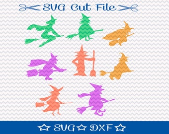 Witch SVG File, SVG for Silhouette, Halloween SVG
