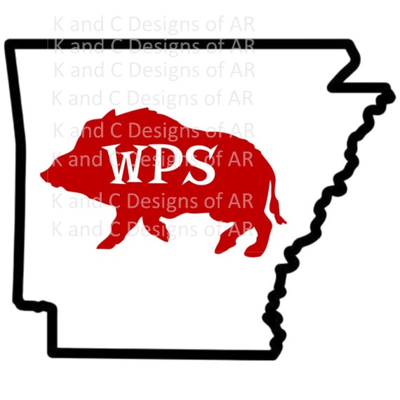 Arkansas Razorbacks wps SVG PNG JPG file