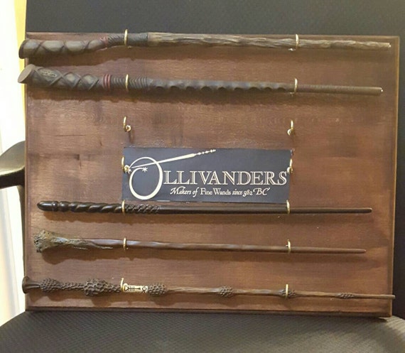 Ollivanders wand display by WeasleysWandDisplay on Etsy